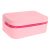 OATIPHO Estuche Neceser Silicona, Grande 20x12x8 Cm, Portátil para Mujer, Organizador De Maquillaje y Aseo Personal, Bolsa De Viaje Rosa Sin Cuerda